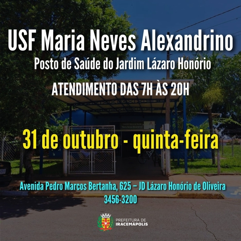 Noticia usf-do-lazaro-honorio-realizara-atendimento-em-horario-estendido-no-dia-31